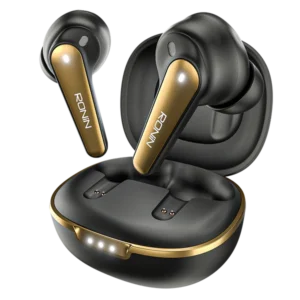 Ronin R-7065 comes with ANC and ENC with 700mAh powerful battery, 6 hours play time and total 80 hours standby time.