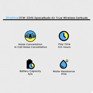 Oraimo SpaceBuds Air – OTW 324S true wireless earbuds