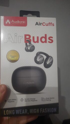 Click to view full screen Audionic Aircuffs Wireless Earbuds photo review
