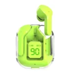 Air31 Crystal Wireless Earbuds with Silicone Case & Earbuds String - Image 3