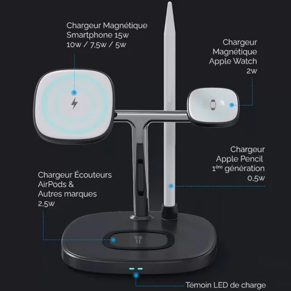 Wiwu M8 Wireless Charger - Image 3