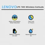 Lenovo LP5 TWS Wireless Earbuds - Image 4