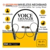 Interlink wireless Bluetooth Neckband with 5 Voice Changer mode
