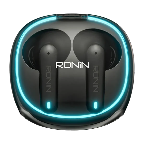 Closed charging case of the Ronin Dynasty R-520