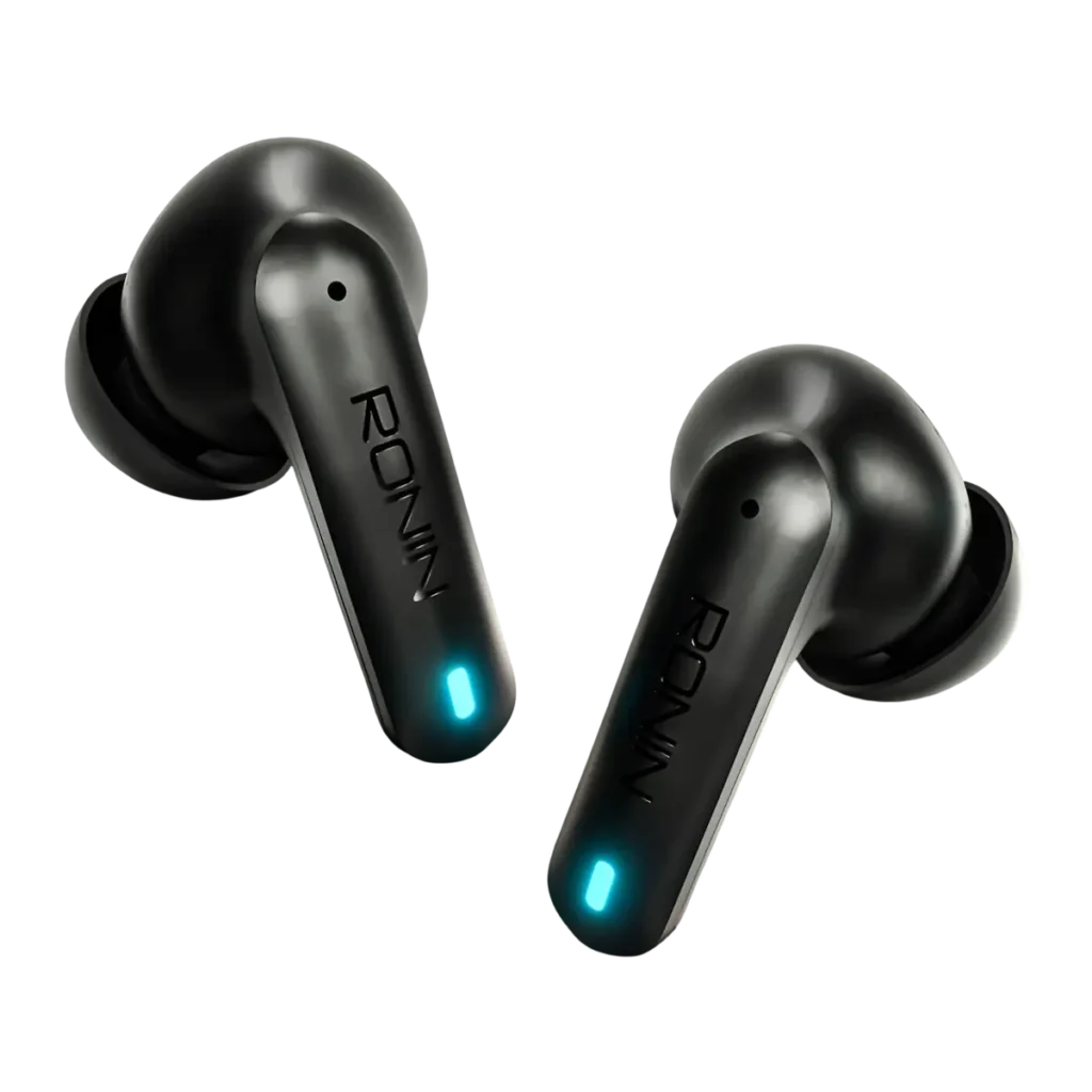 Ronin Dynasty R-520 earbuds offer ENC call clarity, ultra-fast 50ms gaming response, HD sound, and a secure fit.