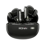 Ronin R-7050 Eminence earbuds in Black color.