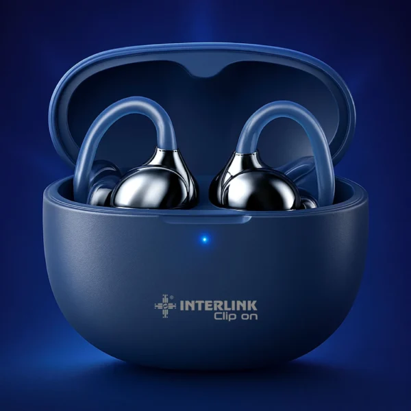 Interlink Clip On Open-Ear Wireless Earbuds