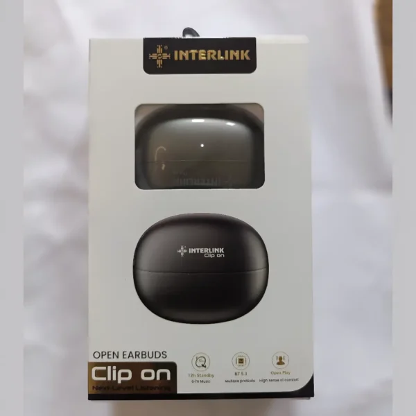 Interlink Clip On Open-Ear Wireless Earbuds - Image 3