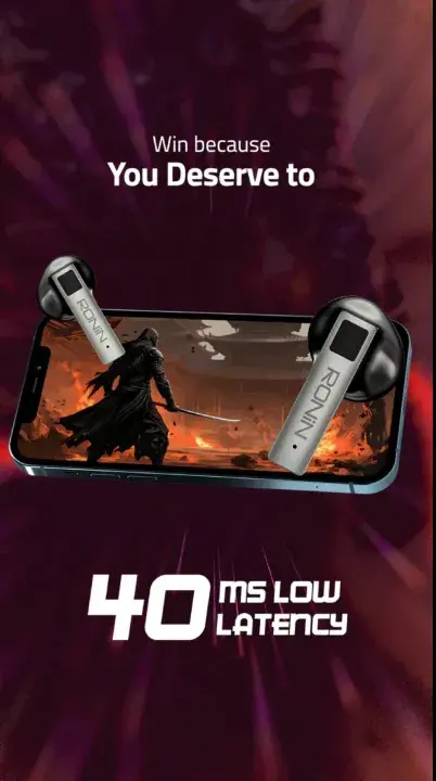 Ronin Dominator Low latency gaming earbuds