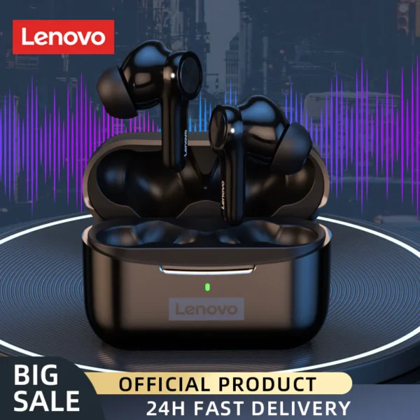 Lenovo LP70 Wireless Earbuds - Image 2