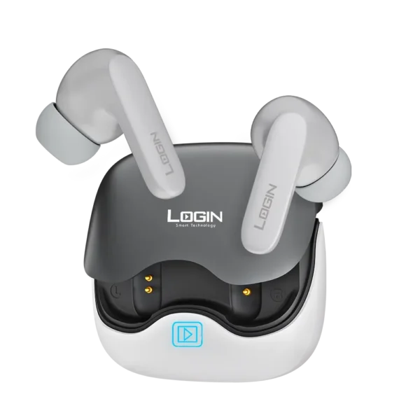 Login L-200 Earbuds - Advanced ANC + LED Display - Image 4