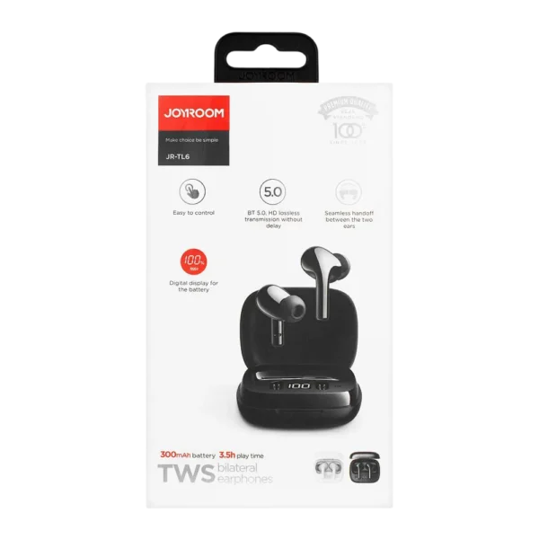 Joyroom JR-TL6 True Wireless LED Display Earbuds - Image 6