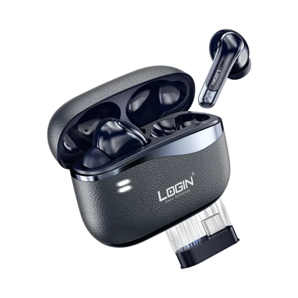 Login L-212 Gaming Earbuds | ANC | ENC | 2.4G Dongle - Image 2