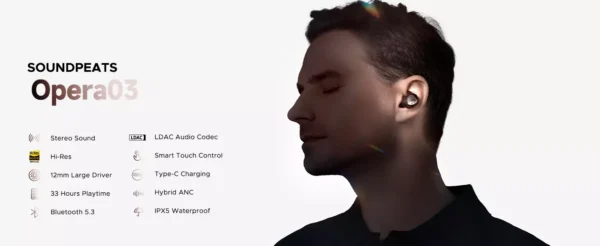SoundPEATS Opera 03 True Wireless Earbuds - Image 7