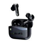 Bluks BX-600 open case with both earbuds