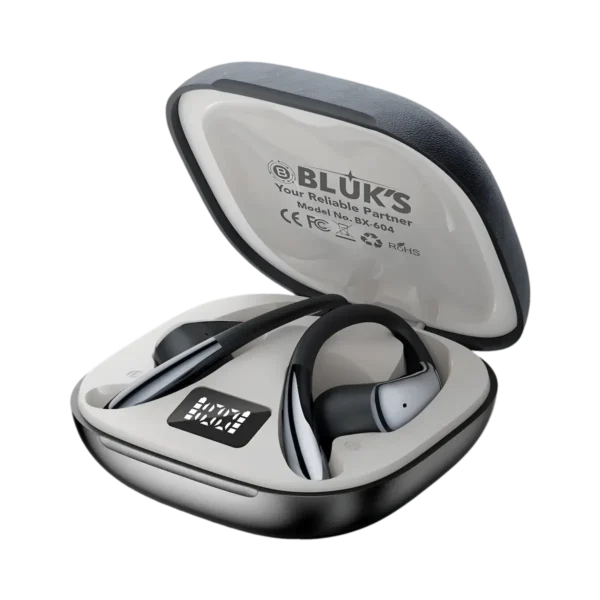 Bluks BX-604 Auraloop open case side angle