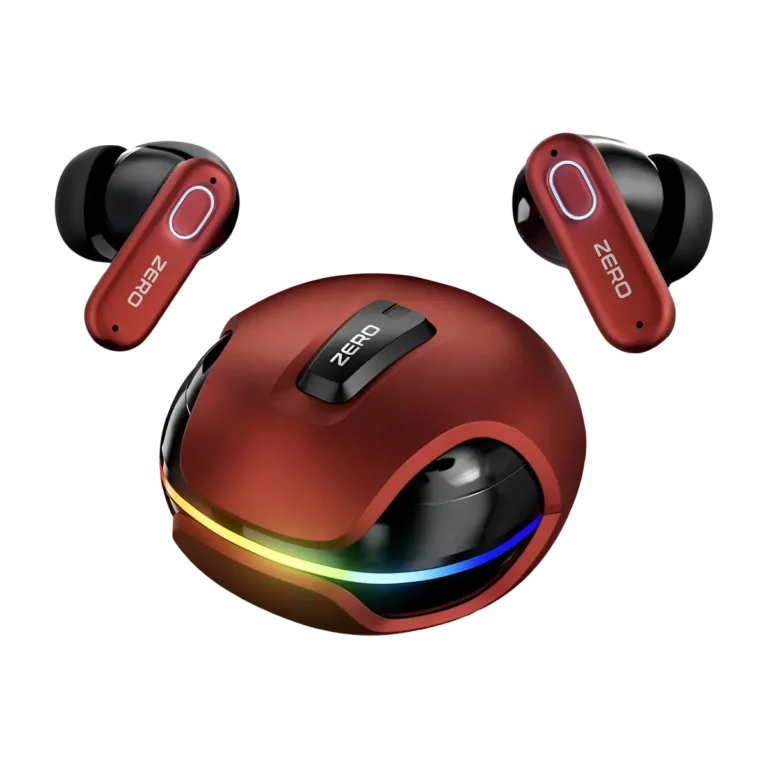 Zero Fusion Earbuds pair side by side outside case