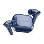 Zero Gravity Earbuds closed charging case front view with earbuds outside