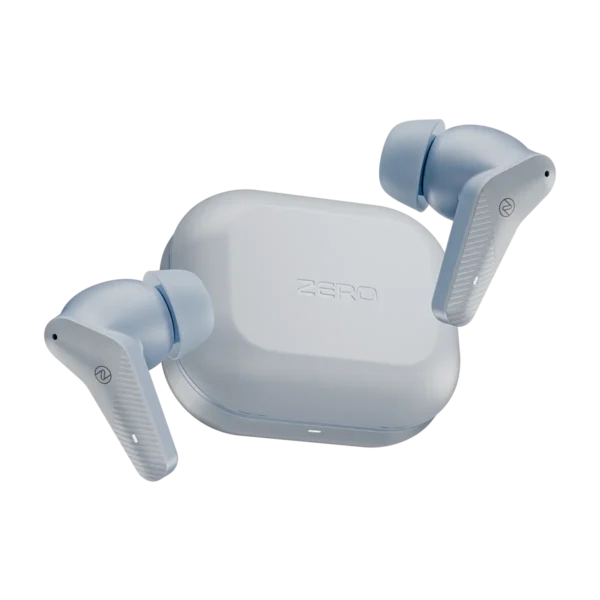 Zero Gravity Earbuds Light Blue color variant pair
