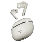Zero Nebula Earbuds charging case front view with earbuds