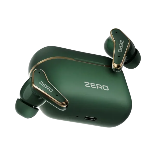 charging case of Zero Rover Elite Earbuds displaying both earbuds