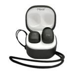 Morui MB-H2 Rio earbud charging case with buds inside