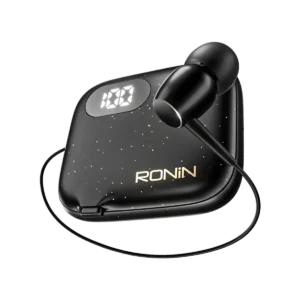 Ronin Connect R-7180 closed retractable earphone front view