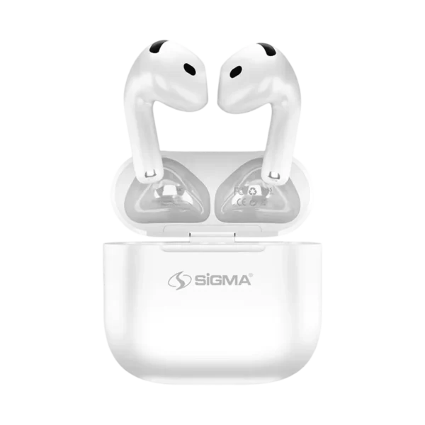 Sigma AirPro 4 open case with both earbuds
