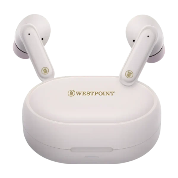 WestPoint WP-125 closed charging case front view with both buds