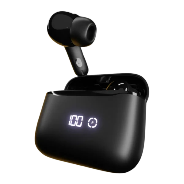 WestPoint WP-145 open case with one earbud out